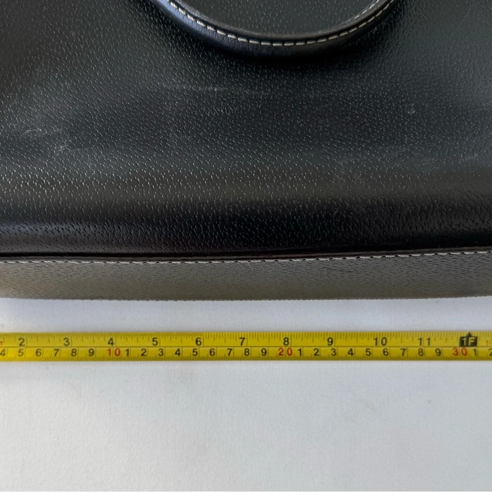 kate spade New York Large Black Leather Tote Bag - Picture 5 of 14